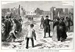 Groups Prints: Masonic Banners on the Paris Ramparts; Paris Commune 1871