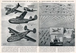 Warships Prints: Mass production of aircraft by G. H. Davis