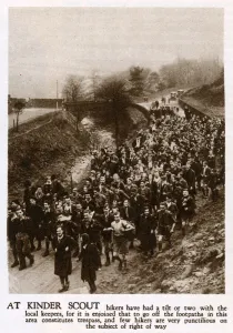 Public Prints: Mass trespass at Kinder Scout