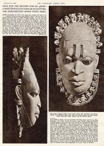 West Prints: Masterpiece of African Sculpture Sold 1958
