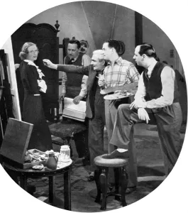 Wendy Prints: Matania as consultant on the film, Susie in the Bath
