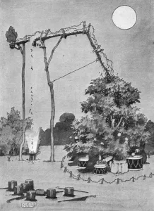 Lights Prints: Why Not Matches? WWI cartoon by William Heath Robinson