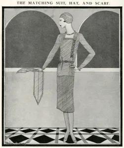 Gordon Conway Prints: Matching suit, hat and scarf - Gordon Conway