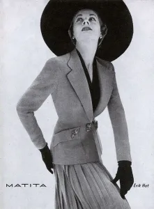 Advertisements Prints: Matita advertisement, 1950