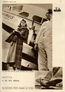 Ross Prints: Matita advertisement, London Aeroplane Club