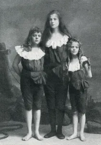 Sisters Prints: Maud, Ethel and Gladys Finney, exhibition swimmers