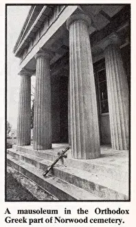 West Prints: A Mausoleum in the Greek Orthodox Section of West Norwood Cemetery, London Date: 1976