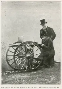 Maxim Prints: Maxim and his machine gun