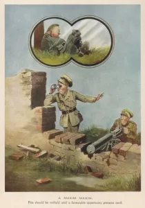 Bruce Prints: A Maxim Maxim, by Bruce Bairnsfather