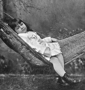 Hammock Prints: May Goelet (Duchess of Roxburghe) as a little girl