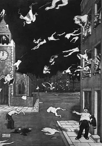 Policeman Prints: When May is Out by William Heath Robinson