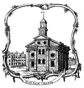 18th Prints: Mayfair Chapel, 18th century