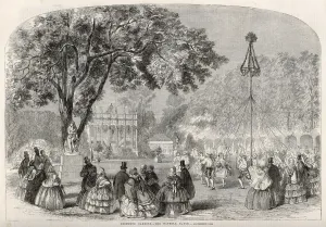 Cremorne Prints: MAYPOLE DANCE 1858