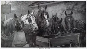 Resting Prints: Meal on the Road 1910