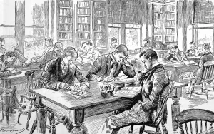 Images Dated 7th July 2004: Medical students at work