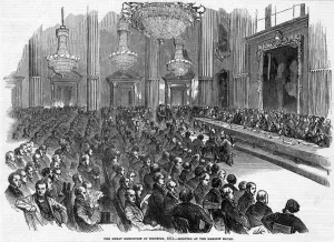 Planning Prints: MEETING OF MERCHANTS 1850