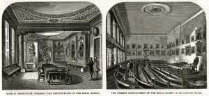 Crane Prints: Meeting rooms of the Royal Society 1863