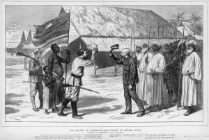 10th Prints: The Meeting of Stanley and Livingstone in Tanganyika, 1871