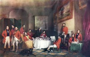 Blood Prints: The Melton Breakfast by Sir Francis Grant
