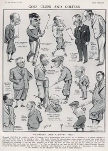 Surrey Prints: Members of the Chipstead Golf Club, Surrey Date: 1938