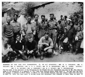 Edmund Prints: Members of the Cho Oyu expedition