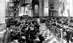 Antarctic Prints: Memorial Service for R. F. Scott, St. Pauls, London, 1913