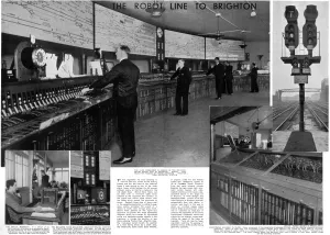 Entering Prints: The four men in charge of the signal box at Brighton
