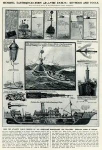Broken Prints: Mending Atlantic cables by G. H. Davis