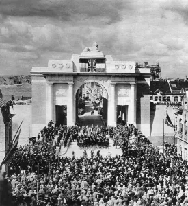 Memorials Prints: Menin Gate memorial, Ypres 1927