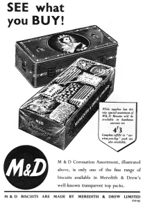 Commemorative Prints: Meredith & Drew Coronation advertisement, 1953