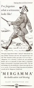 Protection Prints: Mergamma pesticide advert, 1951