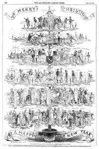 24th Prints: A Merry Christmas and a Happy New Year by H. G. Hine