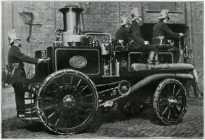 Fire Prints: Merryweather fire-engine 1905