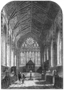 Christianity Prints: Merton College Chapel, Oxford, 1864