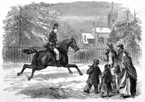 Bringing Prints: Messenger on horseback