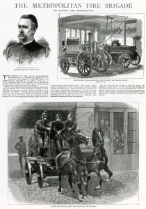 Eyre Prints: Metropolitan Fire Brigade 1888