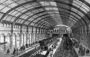 10th Prints: Metropolitan Railway western extension. Interior of Kensingt