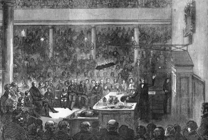 Professor Prints: Michael Faraday Lecturing at the Royal Institution, London