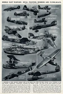 Seaplane Prints: Middle East warfare by G. H. Davis