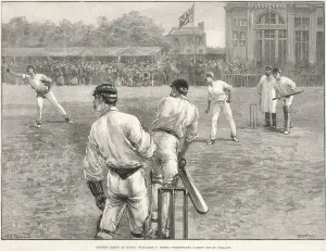 Shrewsbury Prints: Middlesex Vs. Notts 1892