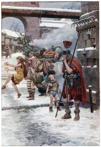 Matania Prints: The Midwinter Festival in Roman London