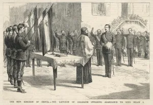 Milan Prints: Milan I King of Serbia