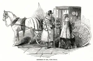 Drawn Prints: Mile-index for cabs 1847
