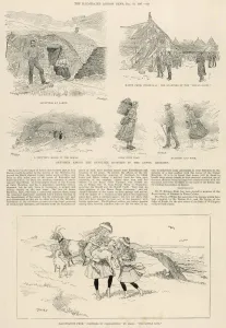 Quarters Prints: Military intervention on Lewis, 1887
