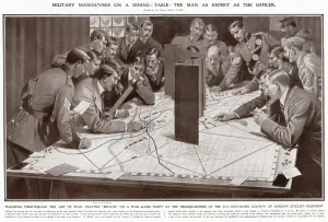 Table Prints: Military Manoeuvres on a Dining Table