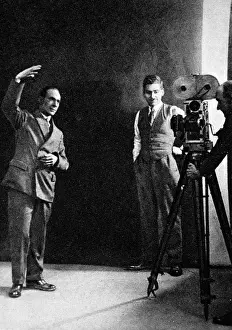 Human Prints: Miming a gesture, the method of registering sunshine, posed