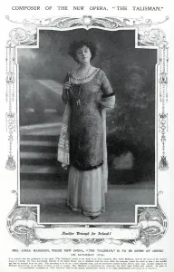 Nov19 Prints: Miss Adela Maddison, composer of new opera