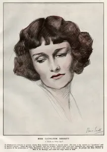 Merchant Prints: Miss Cathleen Nesbitt, A study by Olive Snell