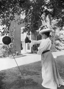 16th Prints: Miss Connie Ediss Punching The Ball