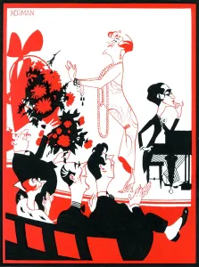 Personalities Prints: Miss Frieda Hempel and M Solito De Solis by Einar Nerman